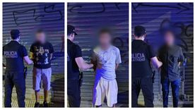 Tras un operativo cerrojo, la Policía logró capturar a los tres delicuentes de origen colombiano. Tras un operativo cerrojo, la Policía logró capturar a los tres delicuentes de origen colombiano.