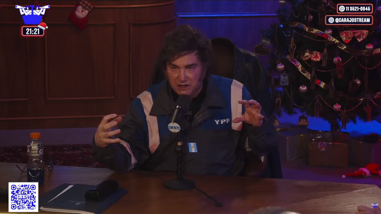 Javier Milei en Carajo