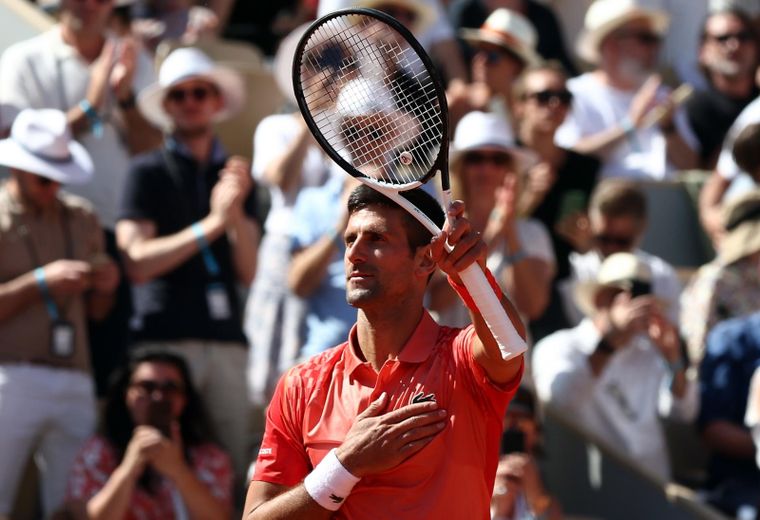 Djokovic avanza en Roland Garros. Foto: EFE