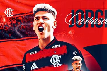 Jorge Carrascal fue presentado como flamante refuerzo de Flamengo y River tendrá recompensa económica. Jorge Carrascal fue presentado como flamante refuerzo de Flamengo y River tendrá recompensa económica.