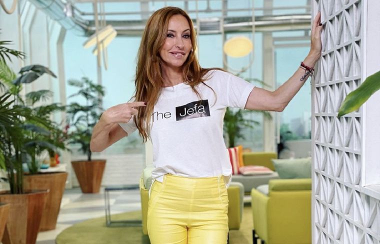 Analía Franchín, en Flor de Equipo. Foto: Instagram @AnaliaFranchin