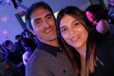Fernando Dellarciprete, el autor de la masacre, junto a su esposa.&nbsp;