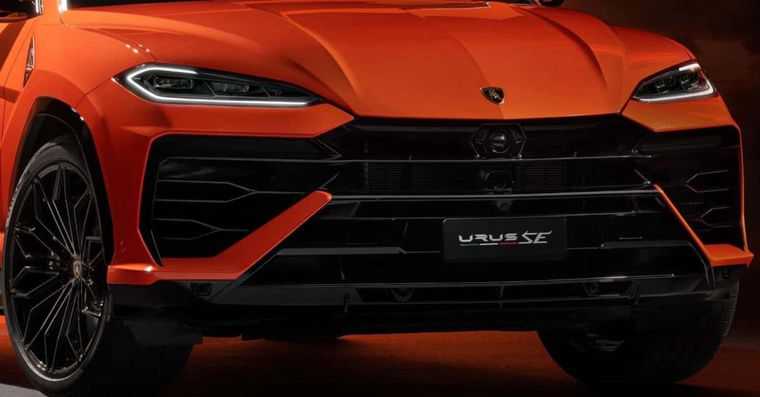 Así es el primer súper SUV híbrido de Lamborghini Foto: Lamborghini