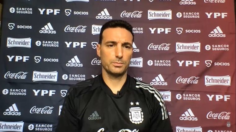 Lionel Scaloni, DT de Argentina. Foto: Argentina