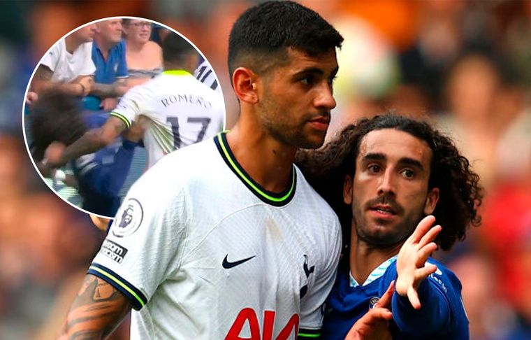 Cristian Romero - Cucurella El futbolista de Chelsea y una crítica a Romero.