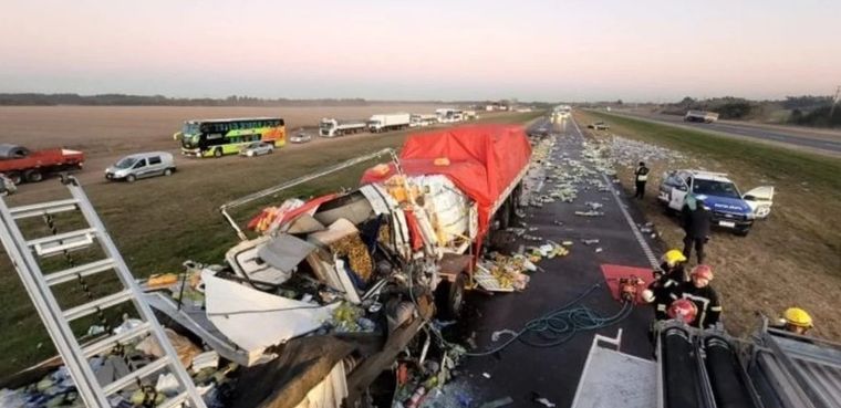 Las primeras imágenes del accidente