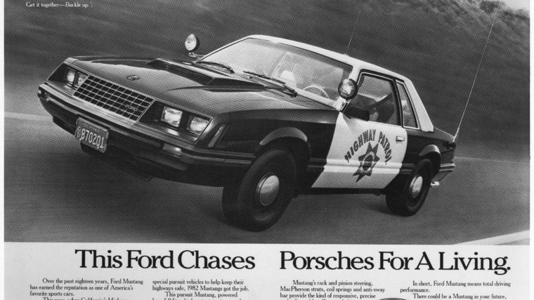 Auto de Policía de 1983 Foto: Ford