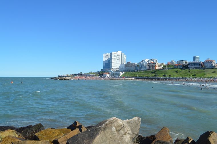 Playa Varese, una de las icónicas playas de Mar del Plata