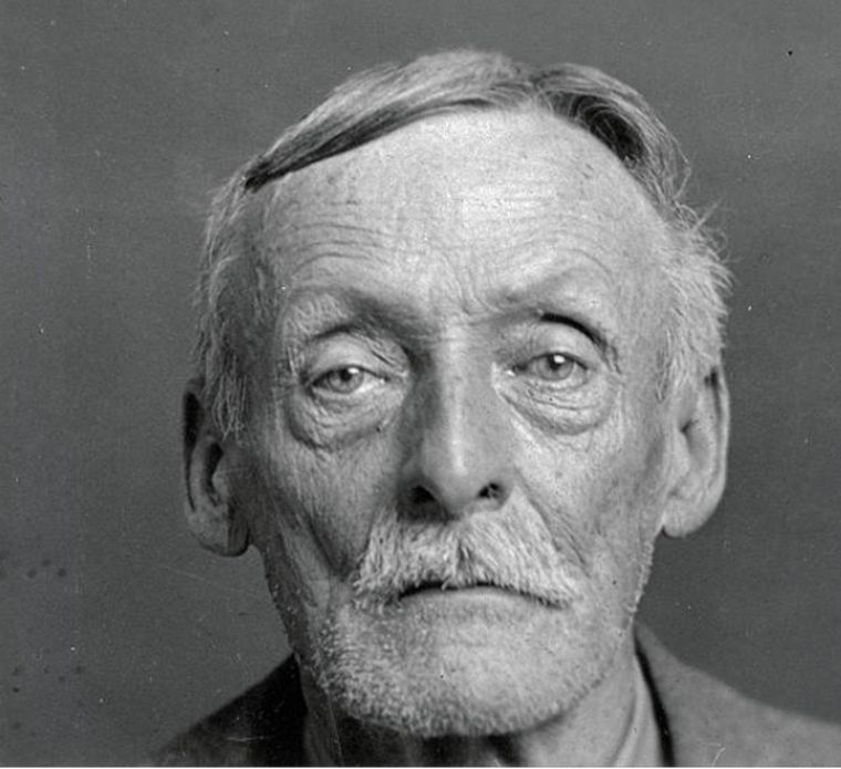 Condenado Albert Fish, conocido como El hombre de la bolsa o El vampiro de Brooklyn.