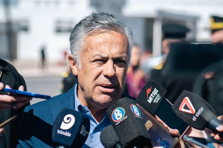 Alfredo Cornejo habló tras los resultados de este domingo Foto: Santiago Tagua/MDZ