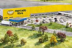 Render del proyecto de centro logístico de Mercado Libre en Escobar Render del proyecto de centro logístico de Mercado Libre en Escobar