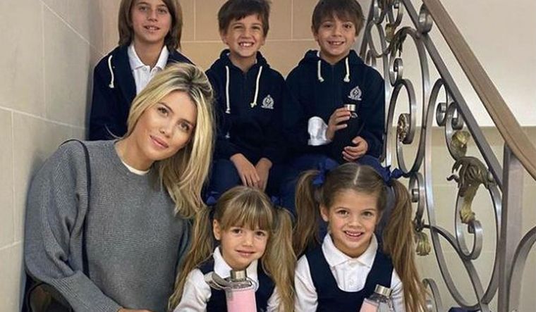 La fortuna que desembolsa Wanda por la escuela de sus hijos en el país.