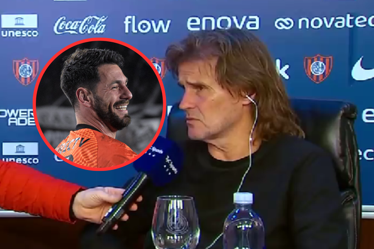 Insua lanzó un mensaje fuerte y claro para River sobre Batalla, la figura de San Lorenzo Foto: TyC Sports