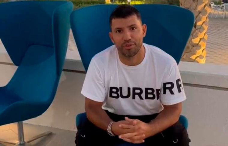 El Kun Agüero, desde Qatar.