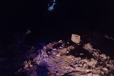 Una de las imágenes pos accidente Foto: Matías Pascualetti