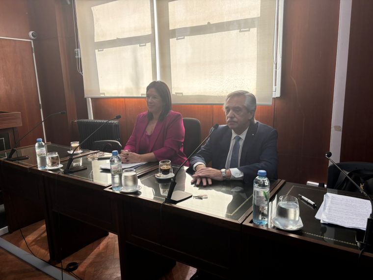 Alberto Fernández, ante la Justicia.