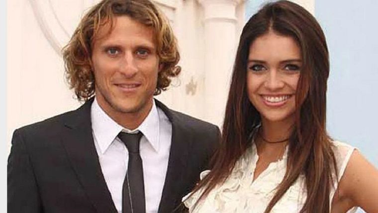 Diego Forlán y Zaira Nara