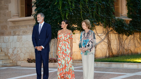 Felipe, Letizia y Sofía. Foto: Twitter @CasaReal.