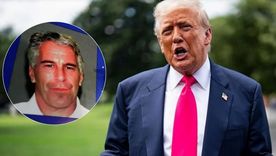 Donald Trump está involucrado en las listas de Jeffrey Epstein. Foto Efe