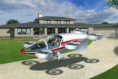 auto eléctrico volador Imagen de cómo será el vehículo eléctrico volador. Foto: Epiphany Transporter