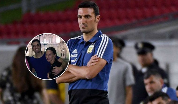 Scaloni y su esposa Lionel lleva una vida familiar muy tranquila con Elisa