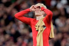 Alejandro Garnacho El argentino, picantísimo contra el Barcelona después de eliminarlo en la Europa League.