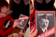 El momento en que el niño se encuentra con el libro de Hitler en lugar del videojuego