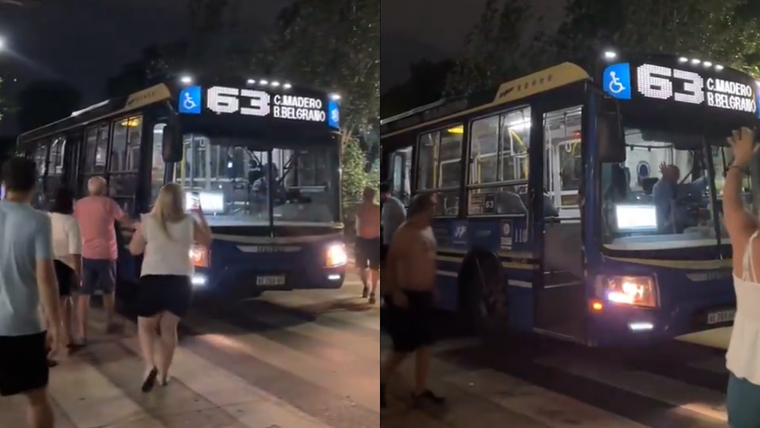 El momento quedó registrado en un video que se viralizó en las redes.