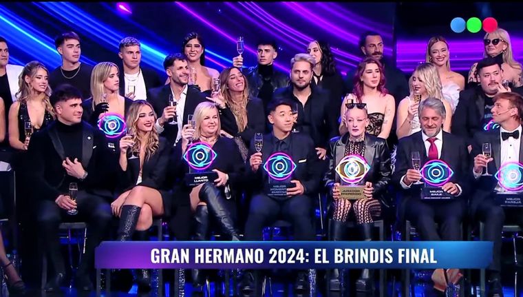 Los participantes que fueron parte de esta temporada se despidieron de Gran Hermano este lunes. Foto: Captura de pantalla Youtube Gran Hermano Argentina.