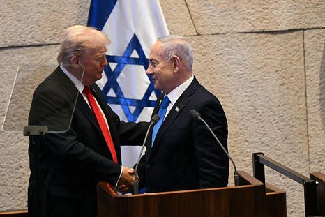 Donald Trump vive en tensón con su socio Benjamín Netanyahu. Foto Efe Donald Trump vive en tensón con su socio Benjamín Netanyahu. Foto Efe