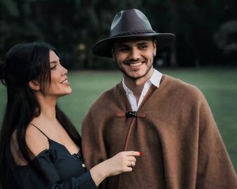 Wanda y Mauro en un bucle sin fin. Foto: Instagram @wanda_nara