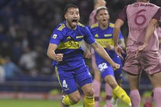 Marcelo Weigandt festeja el primer gol de Boca. Foto: Télam Marcelo Weigandt festeja el primer gol de Boca. Foto: Télam