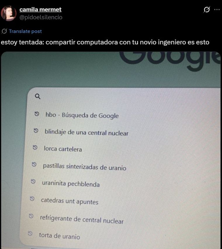 La publicación viral que desató risas en Twitter. Foto: X La publicación viral que desató risas en Twitter. Foto: X