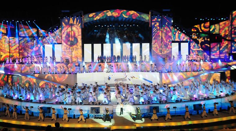 El Acto Central de la Fiesta de la Vendimia es uno de los espectáculos a cielo abierto más importantes del mundo. El Acto Central de la Fiesta de la Vendimia es uno de los espectáculos a cielo abierto más importantes del mundo.