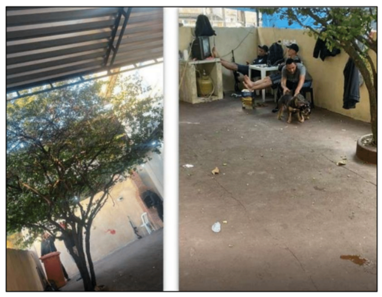 La denuncia alega que la casa de Doca estaba fuertemente custodiada por hombres armados con rifles.