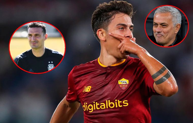 Mourinho le pone todas sus fichas para recuperar a Dybala: Scaloni celebra.