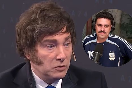 El mandatario y el periodista se sacaron chispas. El mandatario y el periodista se sacaron chispas.