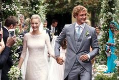 La boda de Pierre Casiraghi y Beatrice.