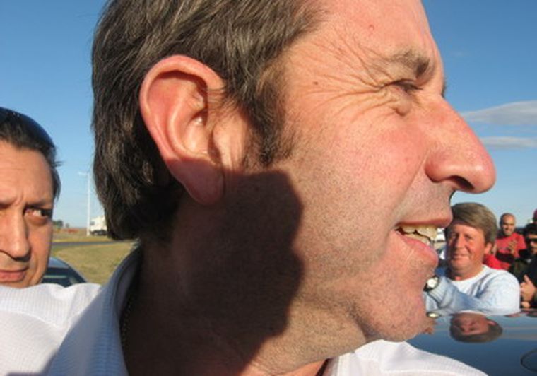 Cobos se sorprendió por el apoyo de los argentinos en su vuelta a Mendoza. Foto: Gentileza Adriana Giménez/Rufino