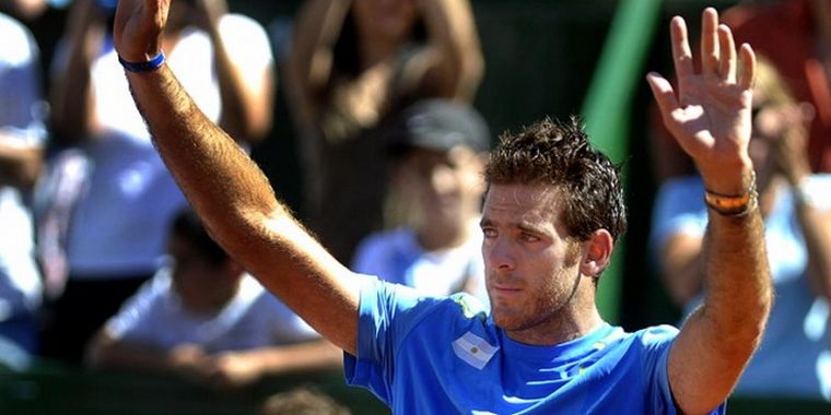 Del Potro se emocionó. Foto: Telam