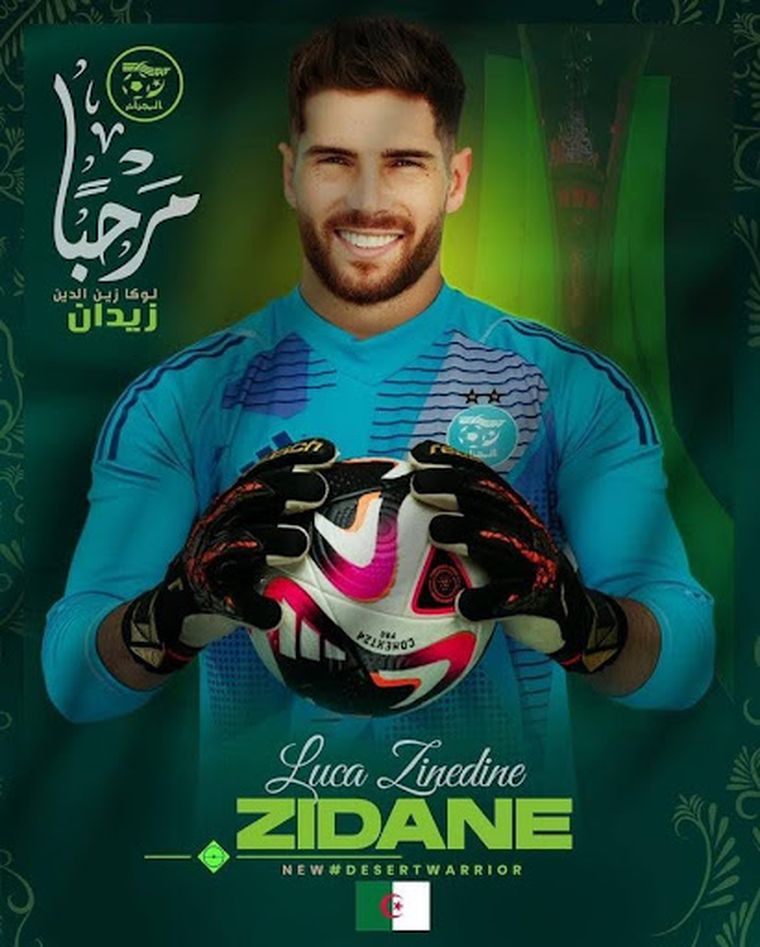 Luca Zidane, de Argelia. Luca Zidane, de Argelia.