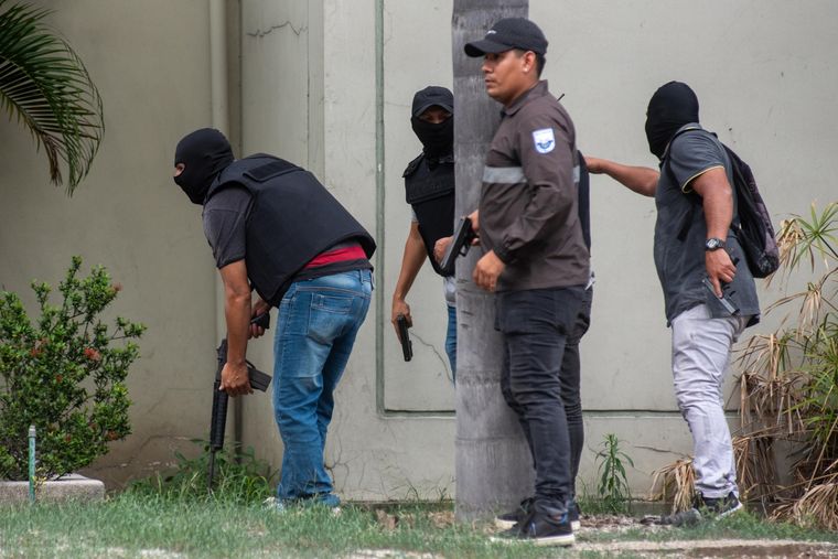 La violencia narco ganó las calles de Ecuador. Foto: EFE