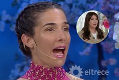 La conductora se desquitó tras perder la estatuilla y salió con los tapones de punta. Foto: Captura de pantalla/ Youtube: eltrece/ captura de pantalla: Telefe