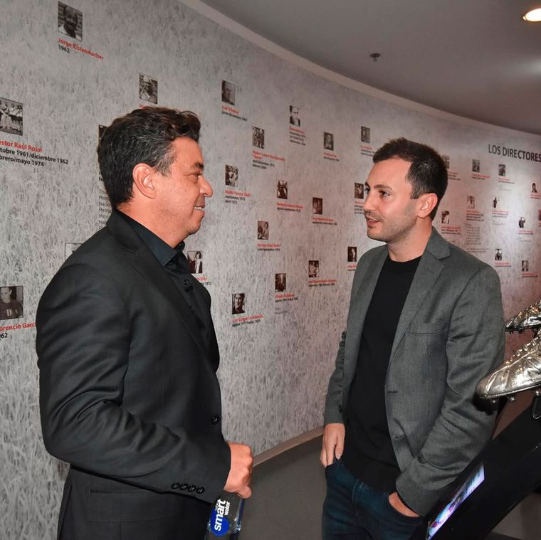 Stefano Di Carlo junto a Marcelo Gallardo en 2023. Stefano Di Carlo junto a Marcelo Gallardo en 2023.