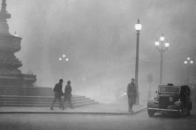 MDZol | Picadilly Circus, Londres, en 1952. Foto: GETTY IMAGES