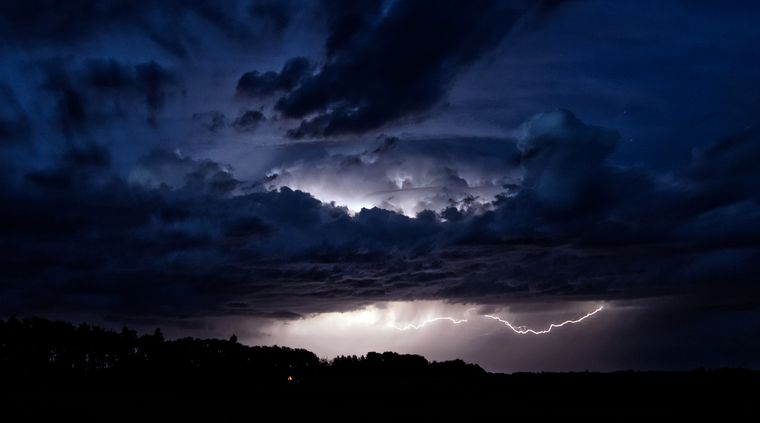Se esperan fuertes tormentas desde hoy martes. Foto: shutterstock.com