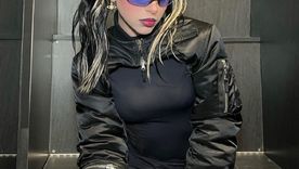 El extraño accesorio que Nicki Nicole utilizó para dar su show en Bolivia. Foto: @nicki.nicole