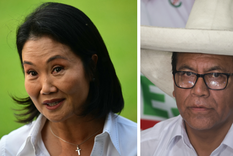 Fujimori y Sánchez encabezan el recuento de votos en Perú en su recta final.