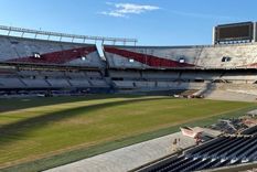 Siguen los trabajos en el Monumental. Foto: Fabián De Cesare
