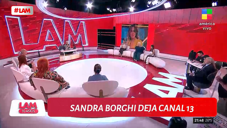 Sandra Borghi se despediría de El Trece. Sandra Borghi se despediría de El Trece.